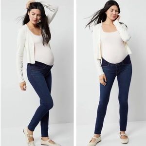 J Brand Maternity Skinny Jeans in Bluebird Wash